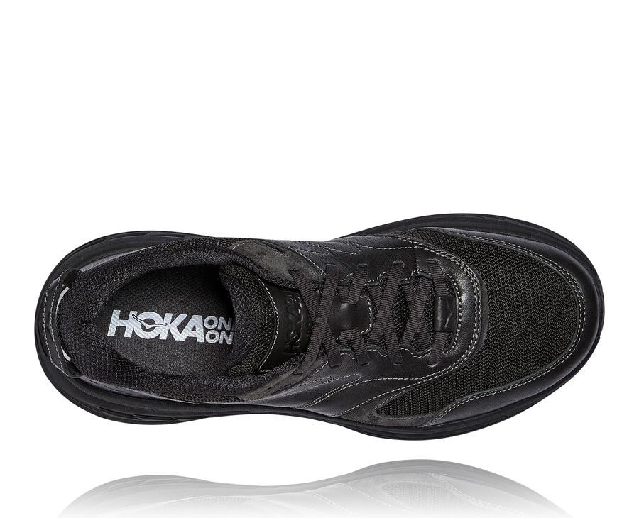 Hoka One One ランニングシューズ レディース 黒 - Bondi L - TE7913802